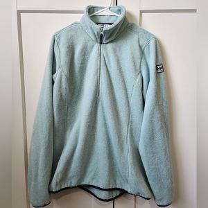 Women's Helly Hansen Teal Half Zip Fleece XL